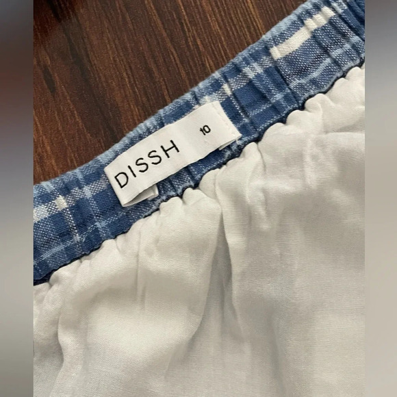 DISSH linen set -skirt and top -size 6 US- excellent condition - Picture 9 of 11